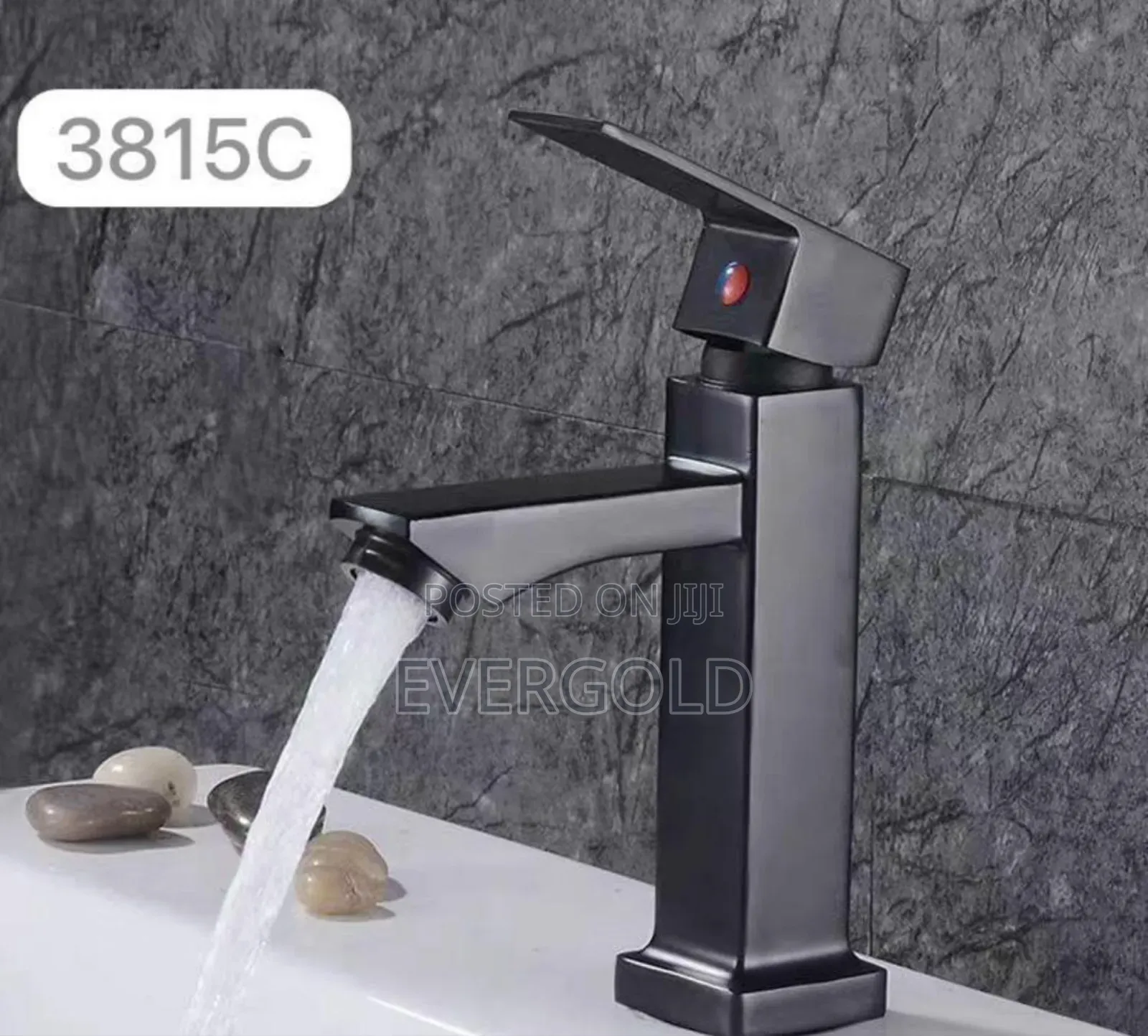 Black Single Basin Tap
