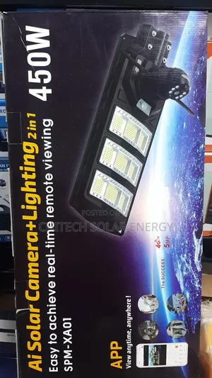 Solar Street Light With Camera