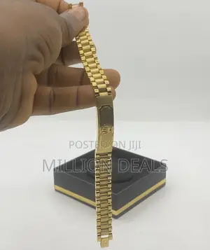 Photo - Stainless Steel Gold Men’S Bracelet Link