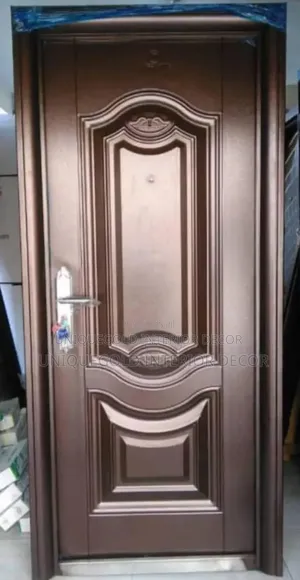 Brown Shade Steel Security Door