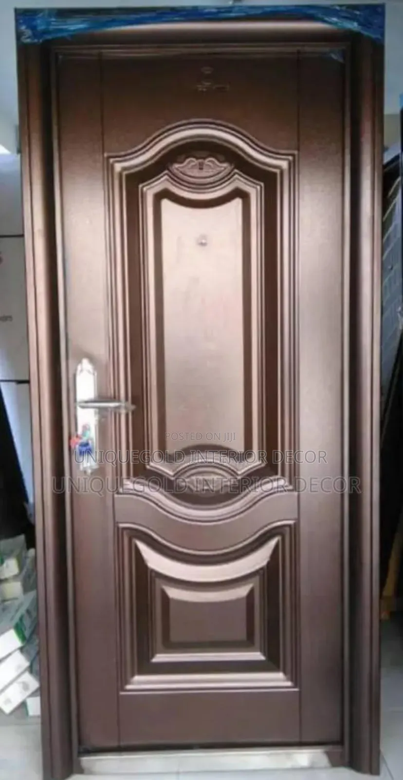 Brown Shade Steel Security Door