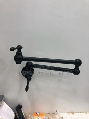 U N Black Kitchen Pot Filler