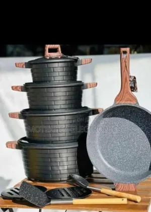 UCC LIFE 13pcs Non Stick Granite Block Design Cookware Set