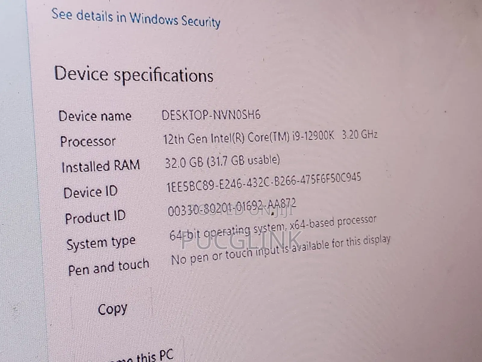 New Desktop Computer Asus 32GB Intel Core I9 SSD 1T