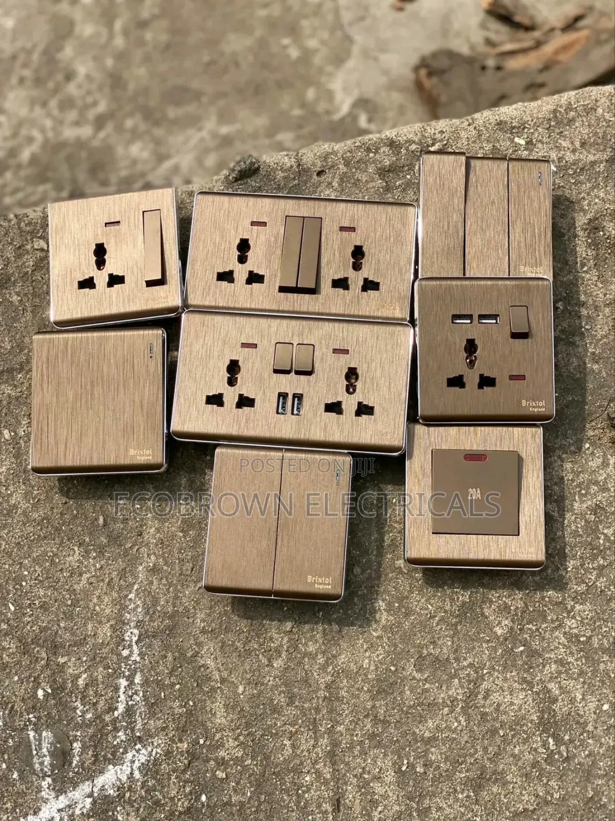 Bristol England Quality Switches and Sockets 
