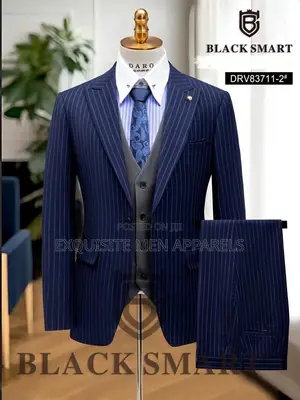Latest Designers Quality Bold Stripe Turkish Men’S Suit
