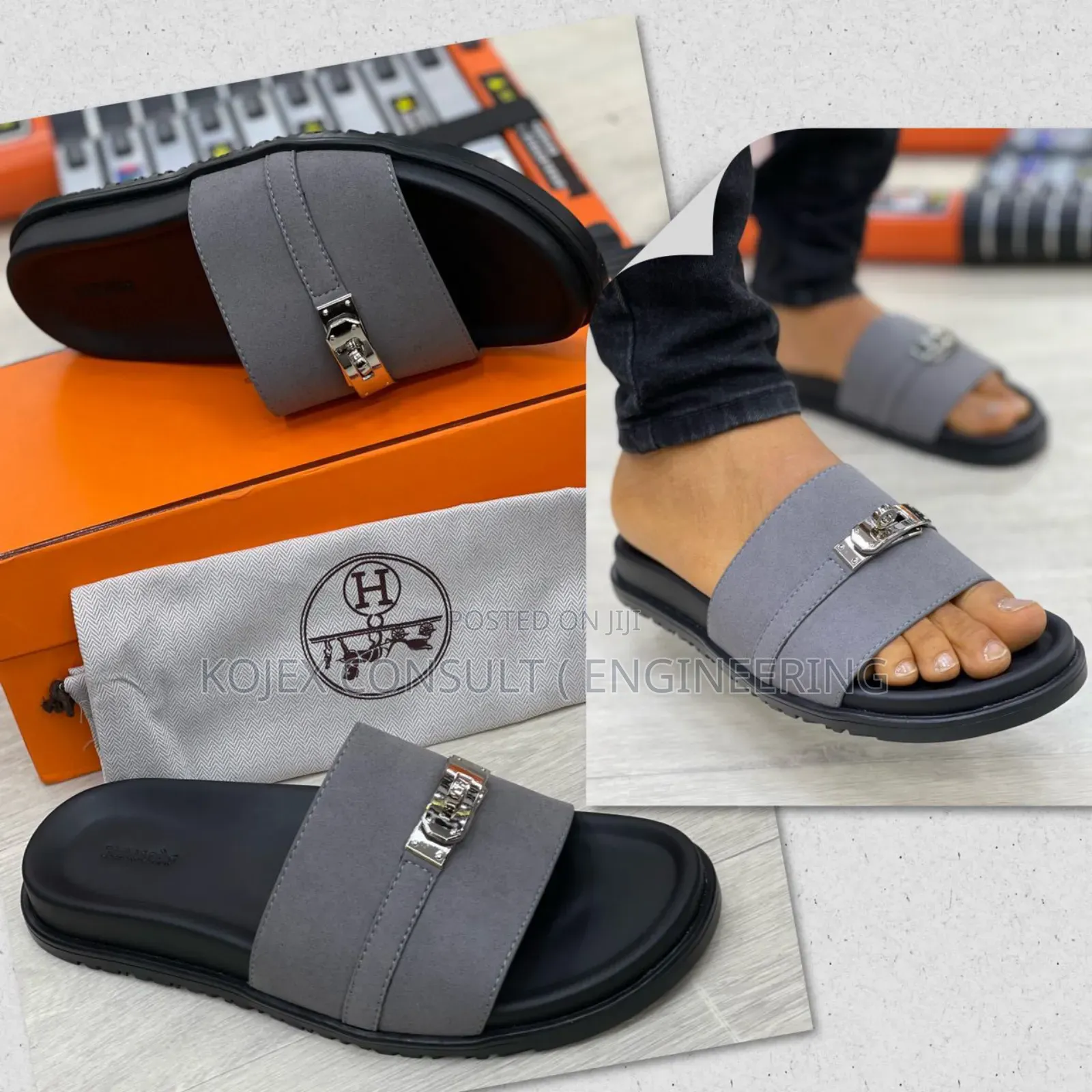 Hermes Luxury Slides