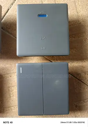 Unbranded Gray Switch And Socket