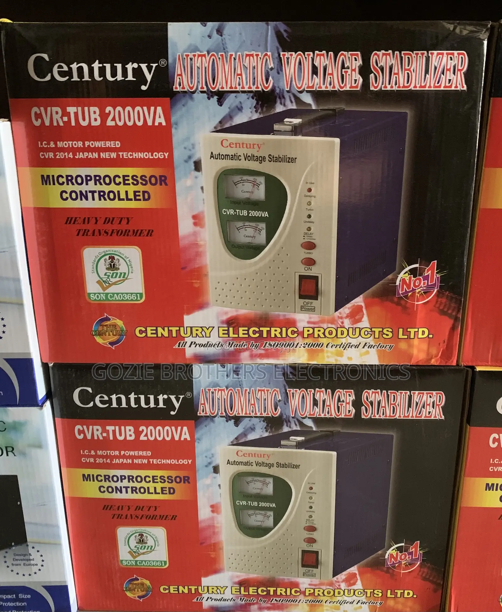 Century Automatic Voltage Stabilizer 2000 Watts