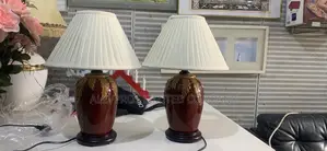 Ikea Ceramic Pair of Table Lamps