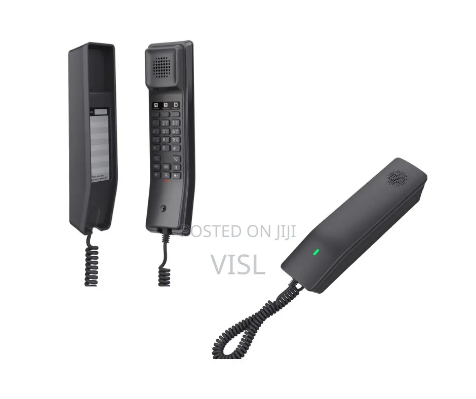 Grandstream GHP611 Compact Hotel Phone- BLACK