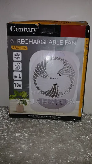 Photo - Century 6" Rechargeable Fan With Led Light FRCT 15