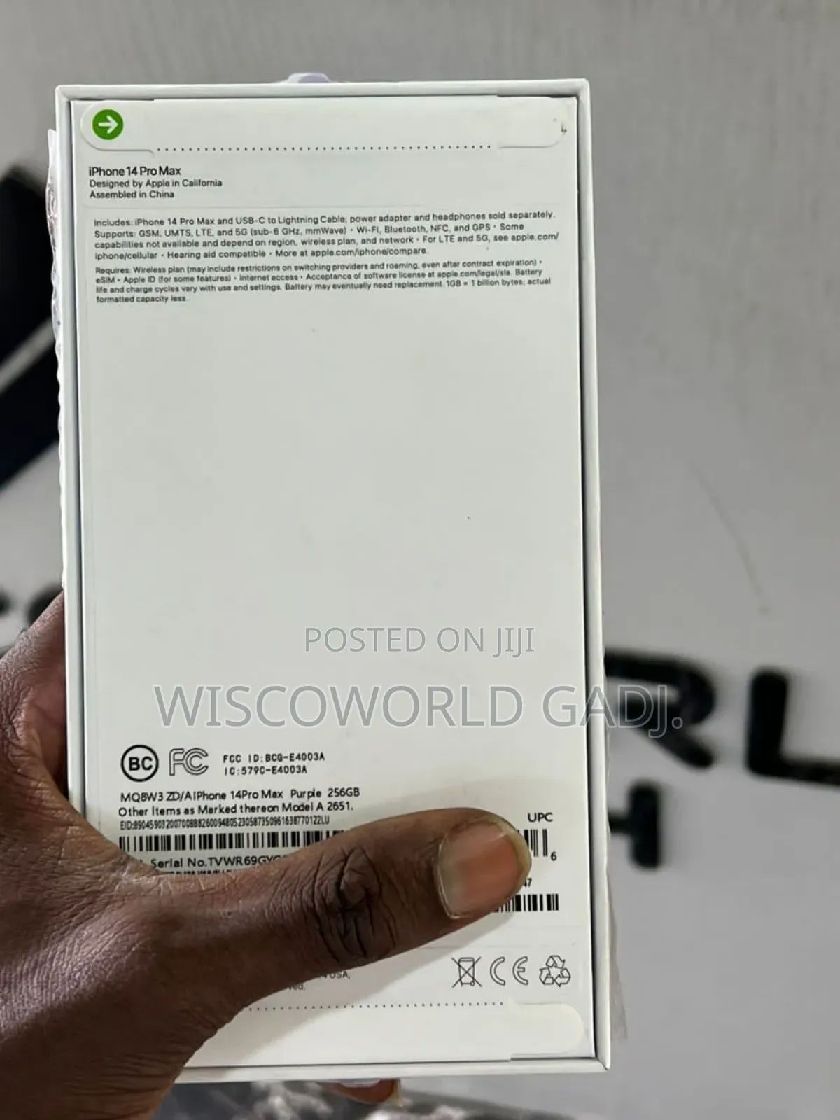 New Apple iPhone 14 Pro Max 256 GB Purple