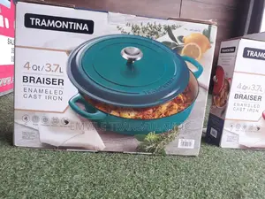 Tramontina Covered Braiser Enameled Cast Iron 4-Q Pot