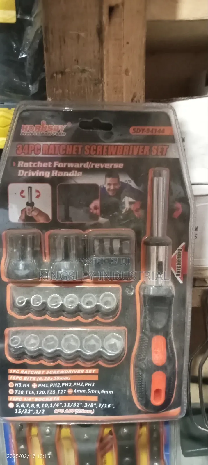 34pcs Ratchet Screwdriver Sets