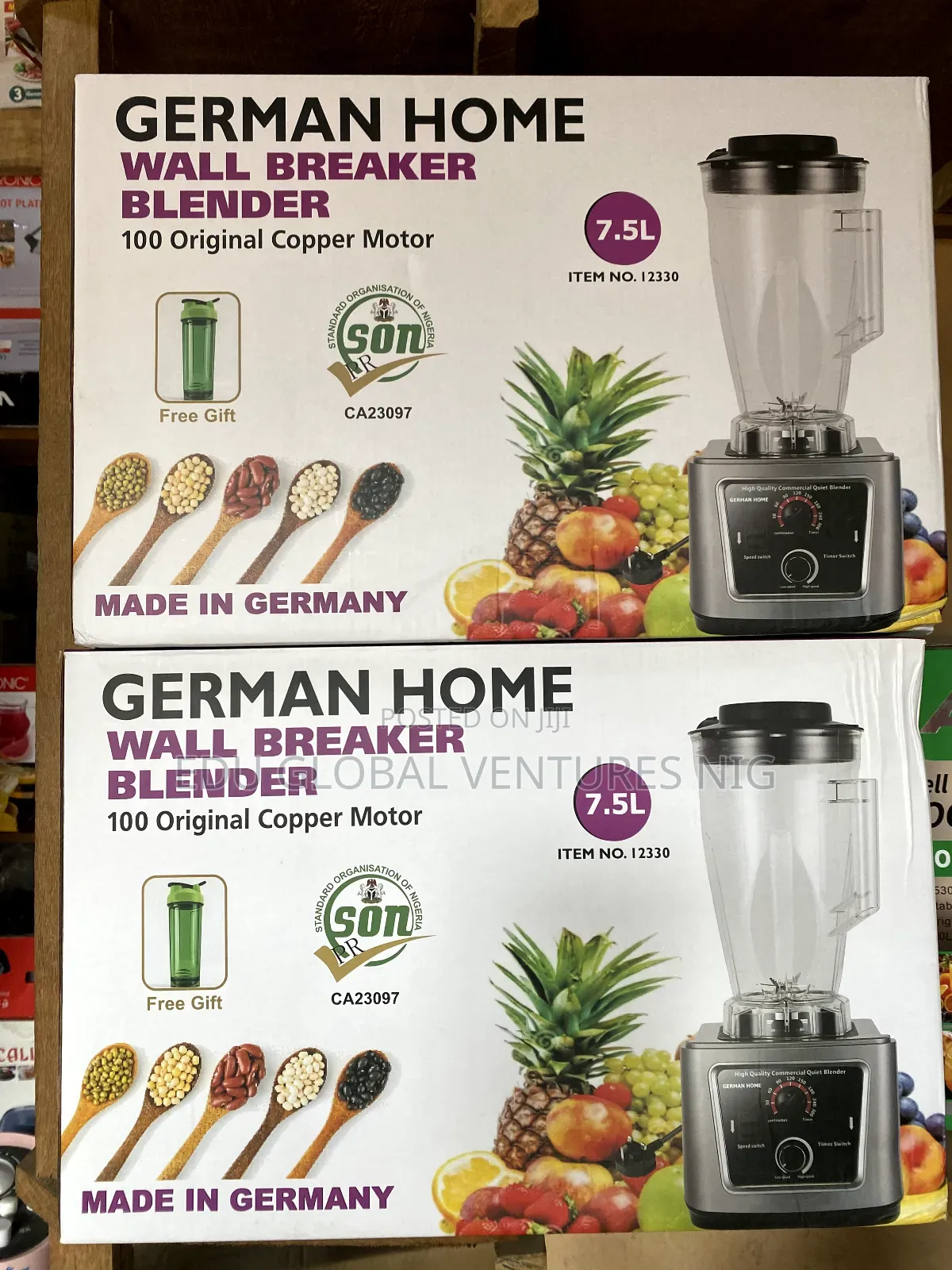 German Home 7.5litres Professional Commercial Blender