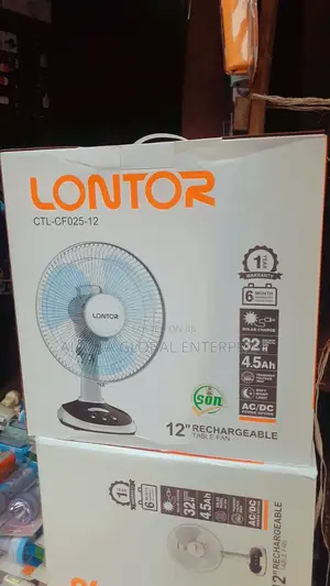 Super Quality Rechargeable Table Fan