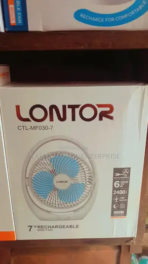 Rechargeable Table Fan