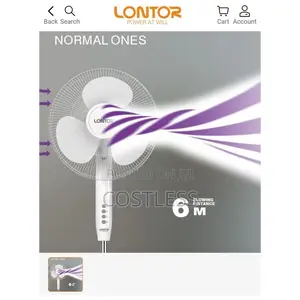 Lontor Ac (Non Rechargeable) Fan