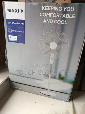 Maxi 20" Stand Fan, White