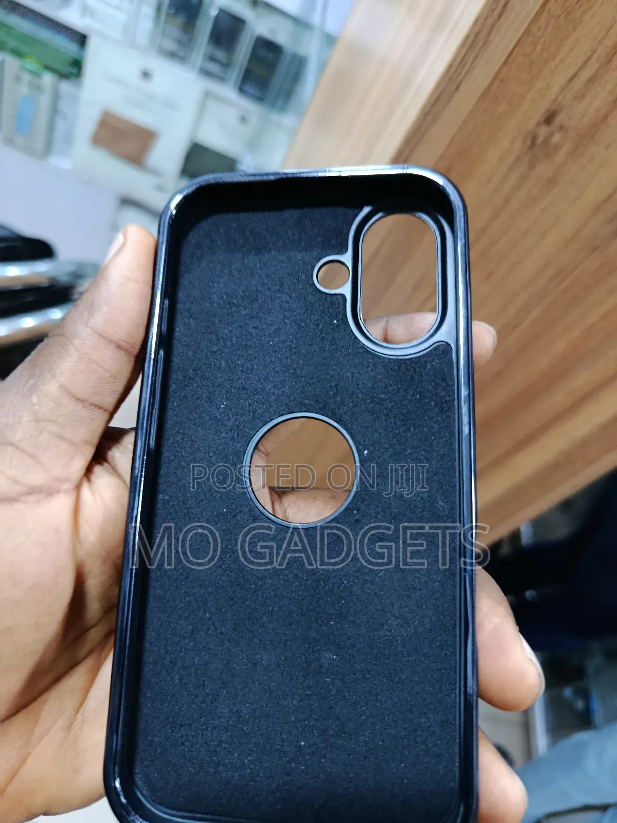 Leather Pouch With Kickstand