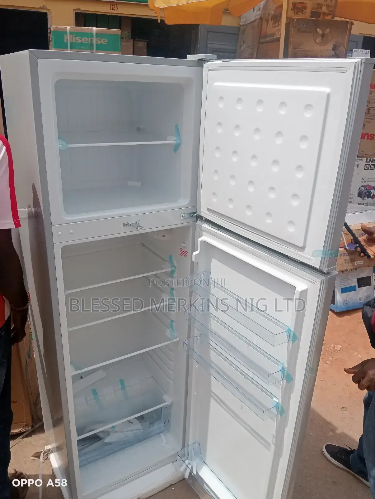 Skyrun Double Door Fridge 275litres