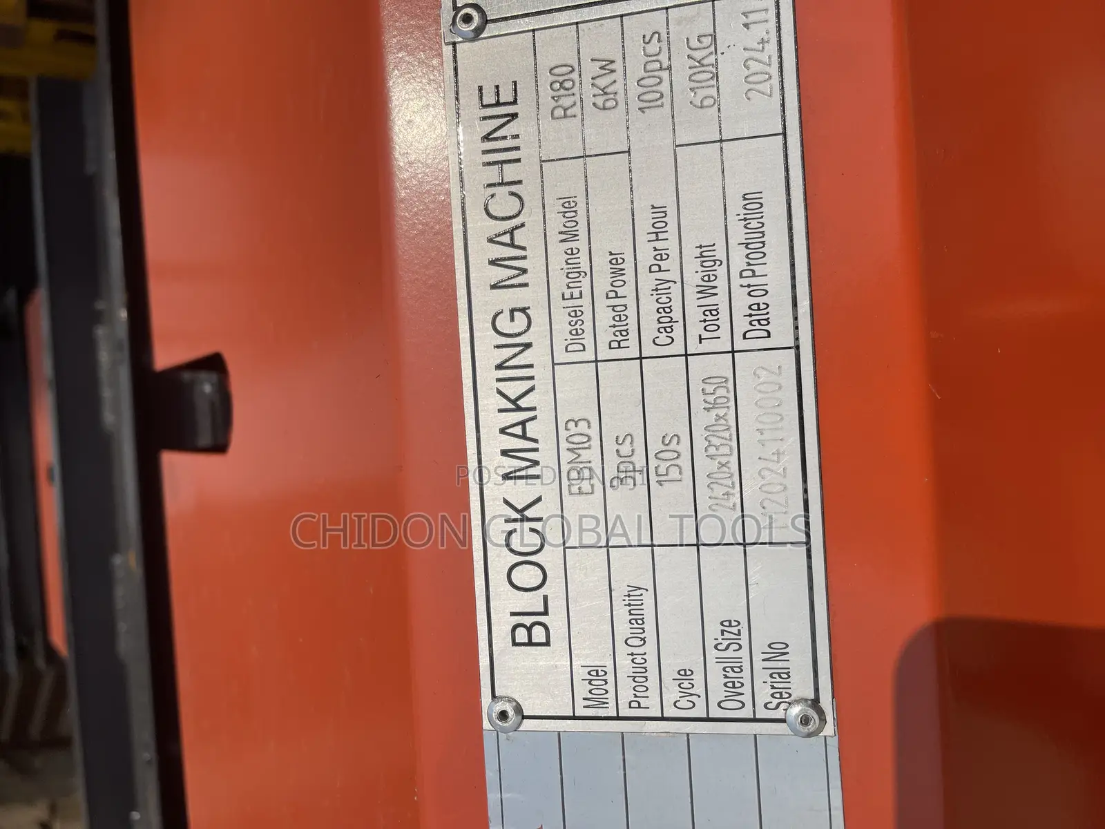 Block Moulding Machine