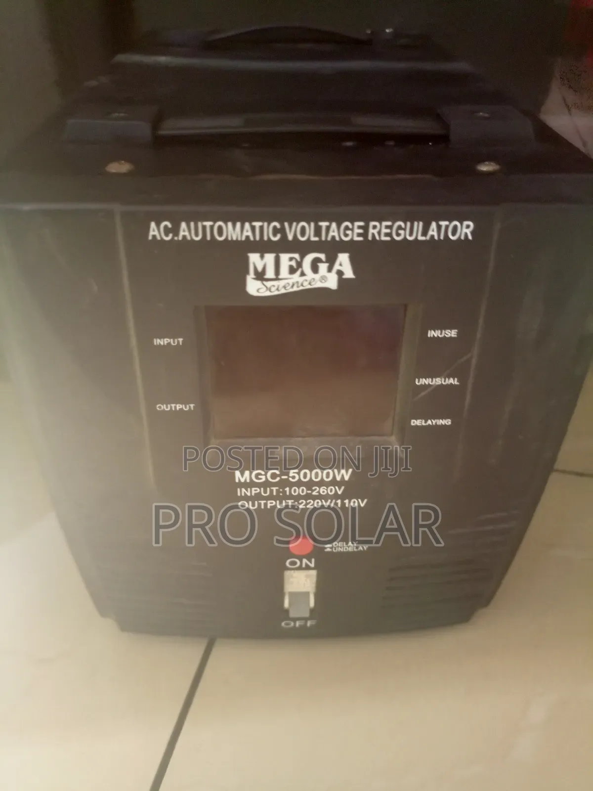 Mega 5KVA Stabilizer With 100V Input