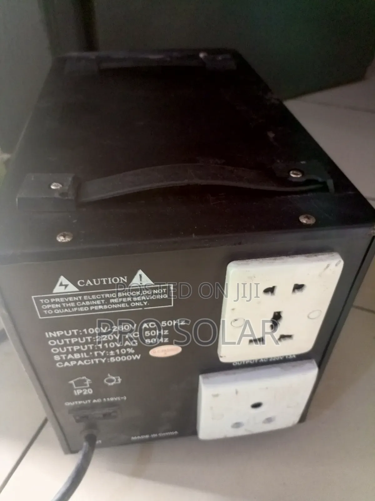 Mega 5KVA Stabilizer With 100V Input