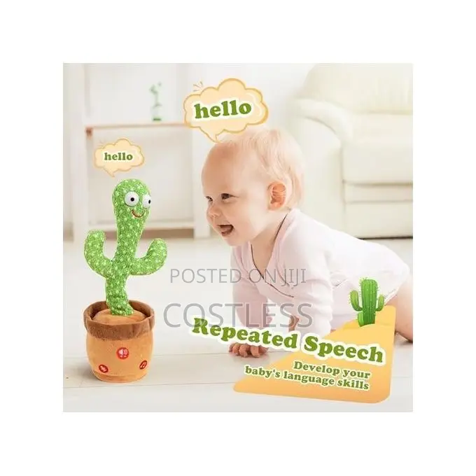 Baby Talking Dancing Cactus With Lights