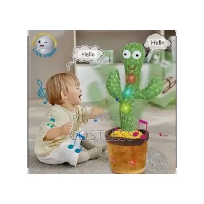 Baby Talking Dancing Cactus With Lights