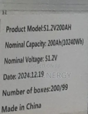 10kwh 48v SMS Lithium Iron Batteries