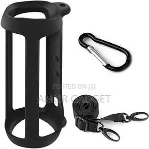 Photo - Silicone Case For JBL Flip 5 Bluetooth Speaker (Black)