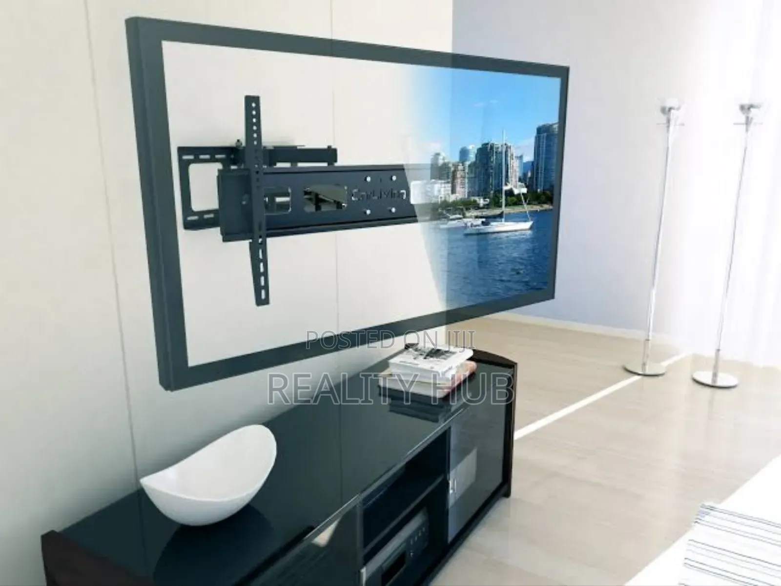 40"-80" Double Arm Tv Adjustable Wall Hanger