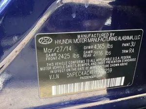 Hyundai Sonata 2014 Blue