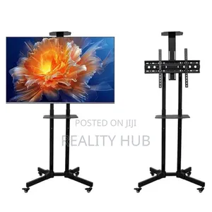 Mobile Trolley Tv Stand With Wheels 32" -M 65"