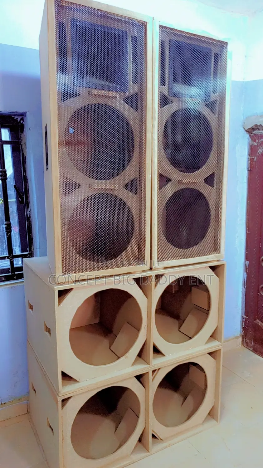 Empty Speaker Boxes