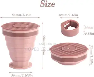 Foldable Reusable Silicone Cup