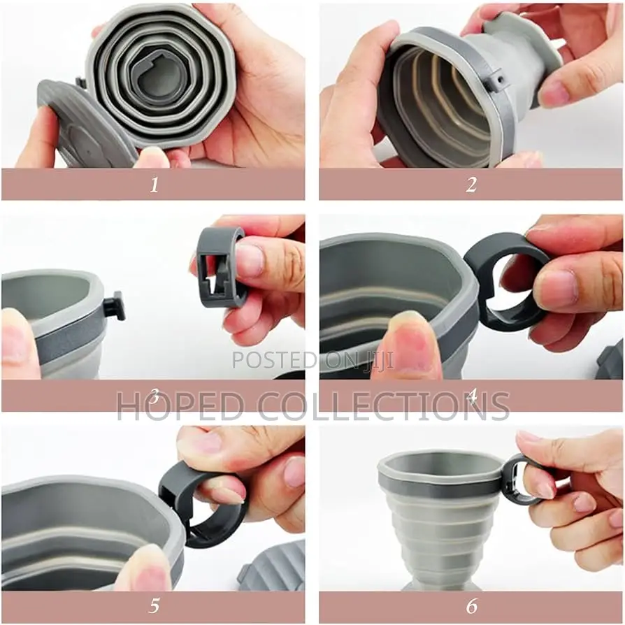 Foldable Reusable Silicone Cup