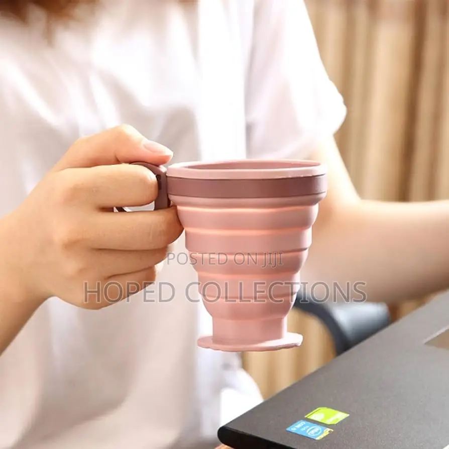 Foldable Reusable Silicone Cup