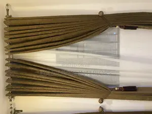 Shine Coffee Brown Curtain