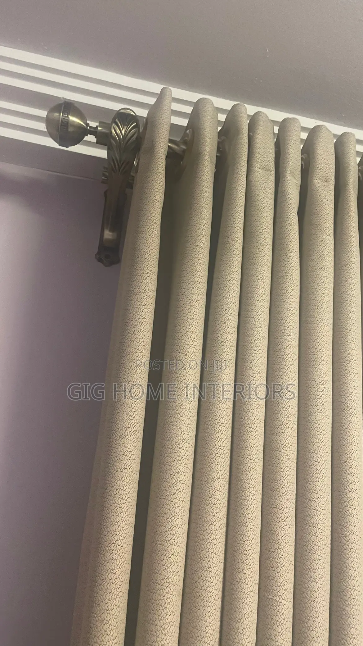 Premium Turkish Curtains Cream