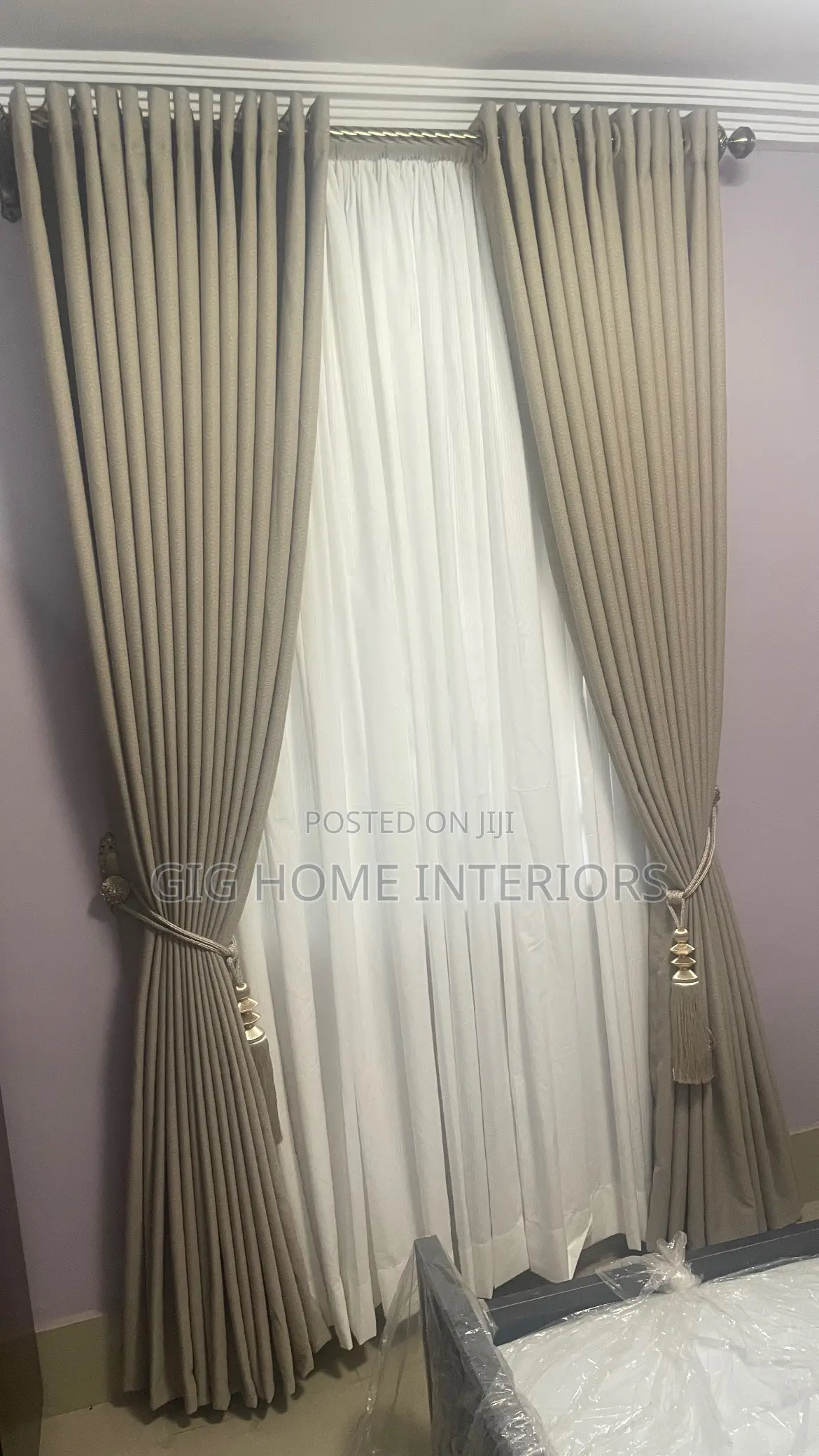 Premium Turkish Curtains Cream