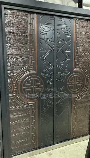 Double Door Copper Cast Door