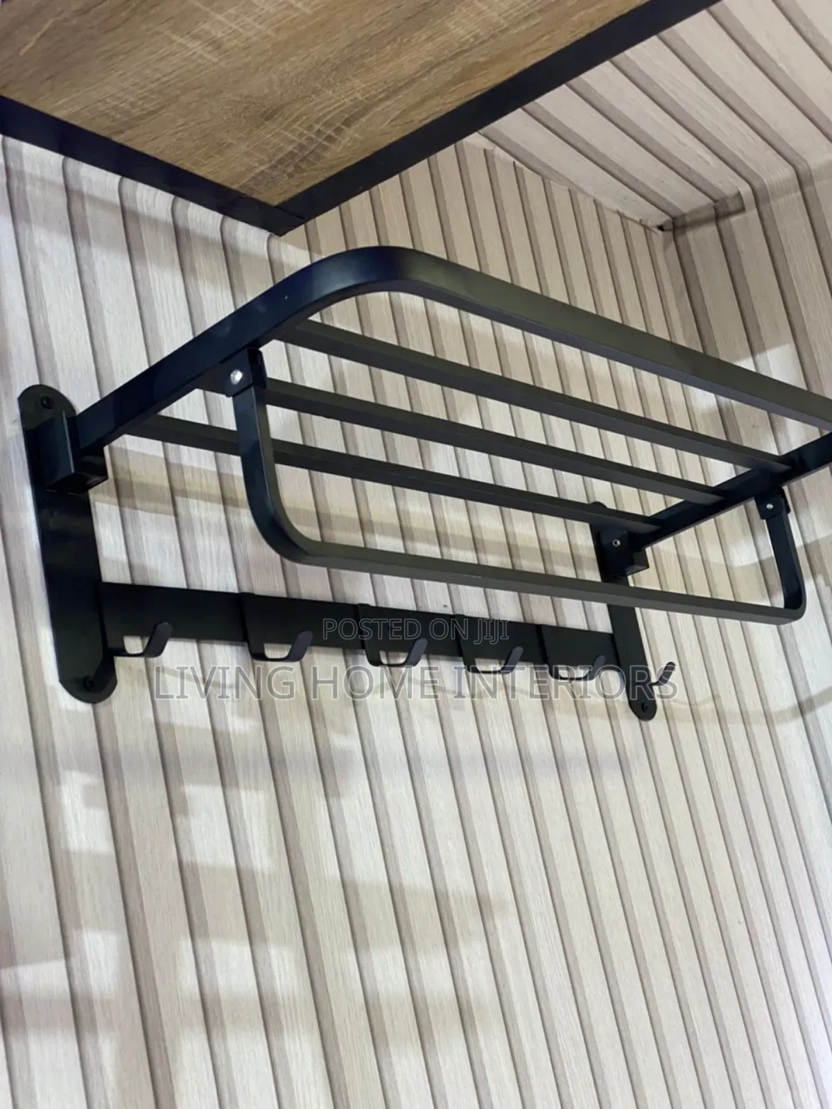 Matt Black 60cm Multiple Towel Rail