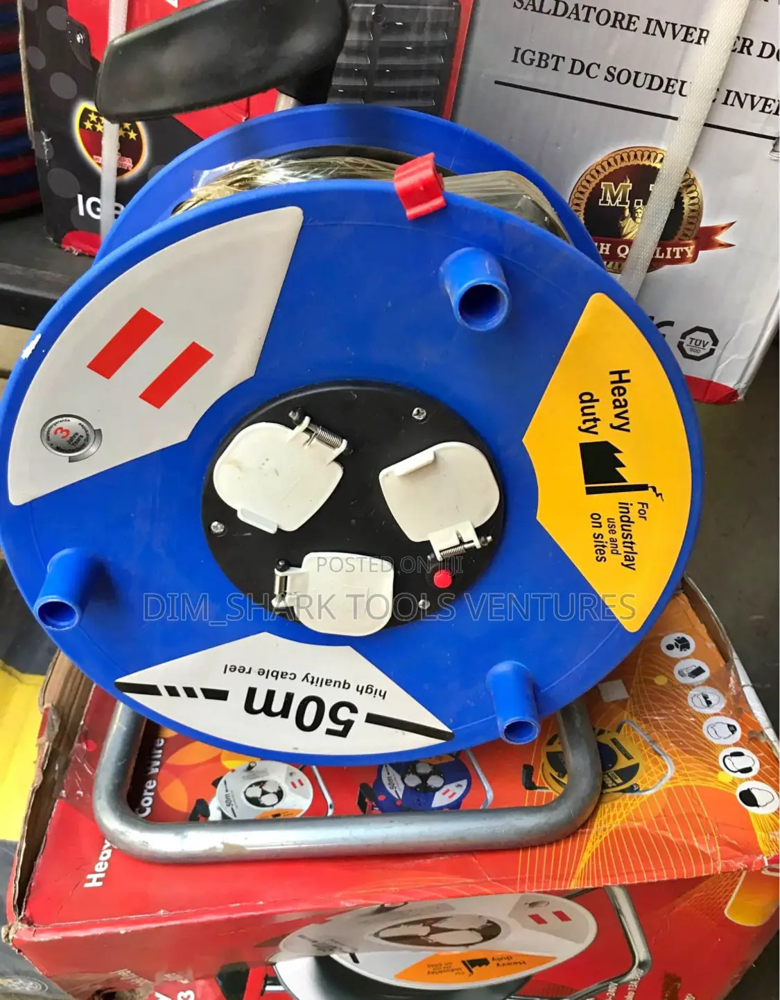 50 Meter Extension Cable Reel