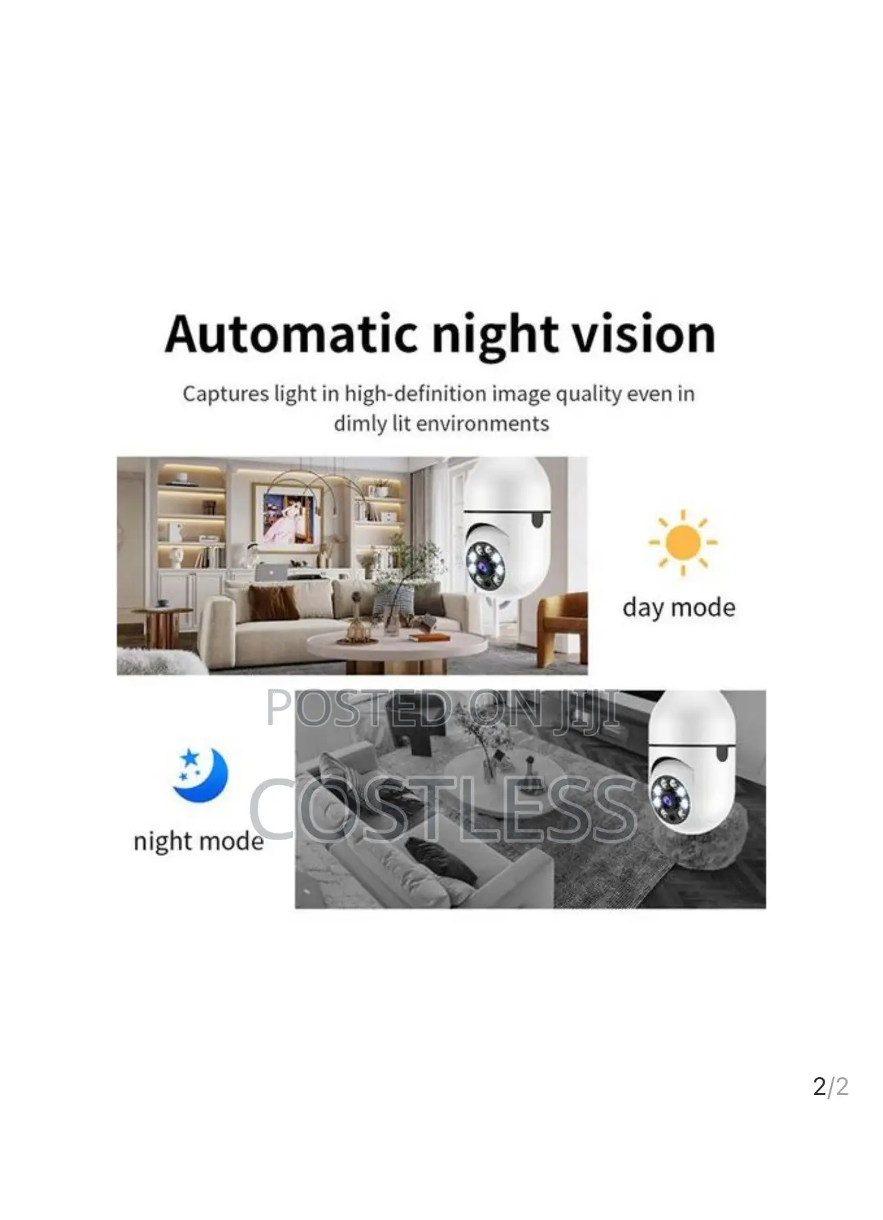 Wireless 360 Tracking Panoramic Camera Bulb Wifi Camera
