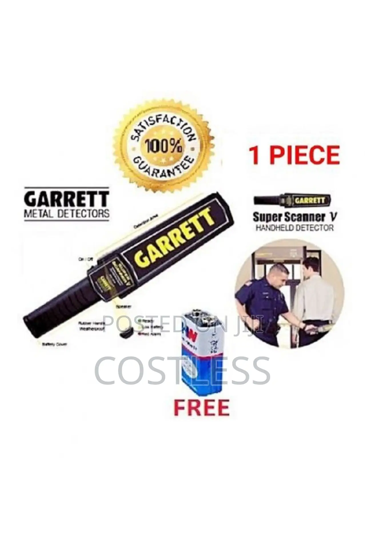 Garrett Super Handheld Metal Detection Scanner