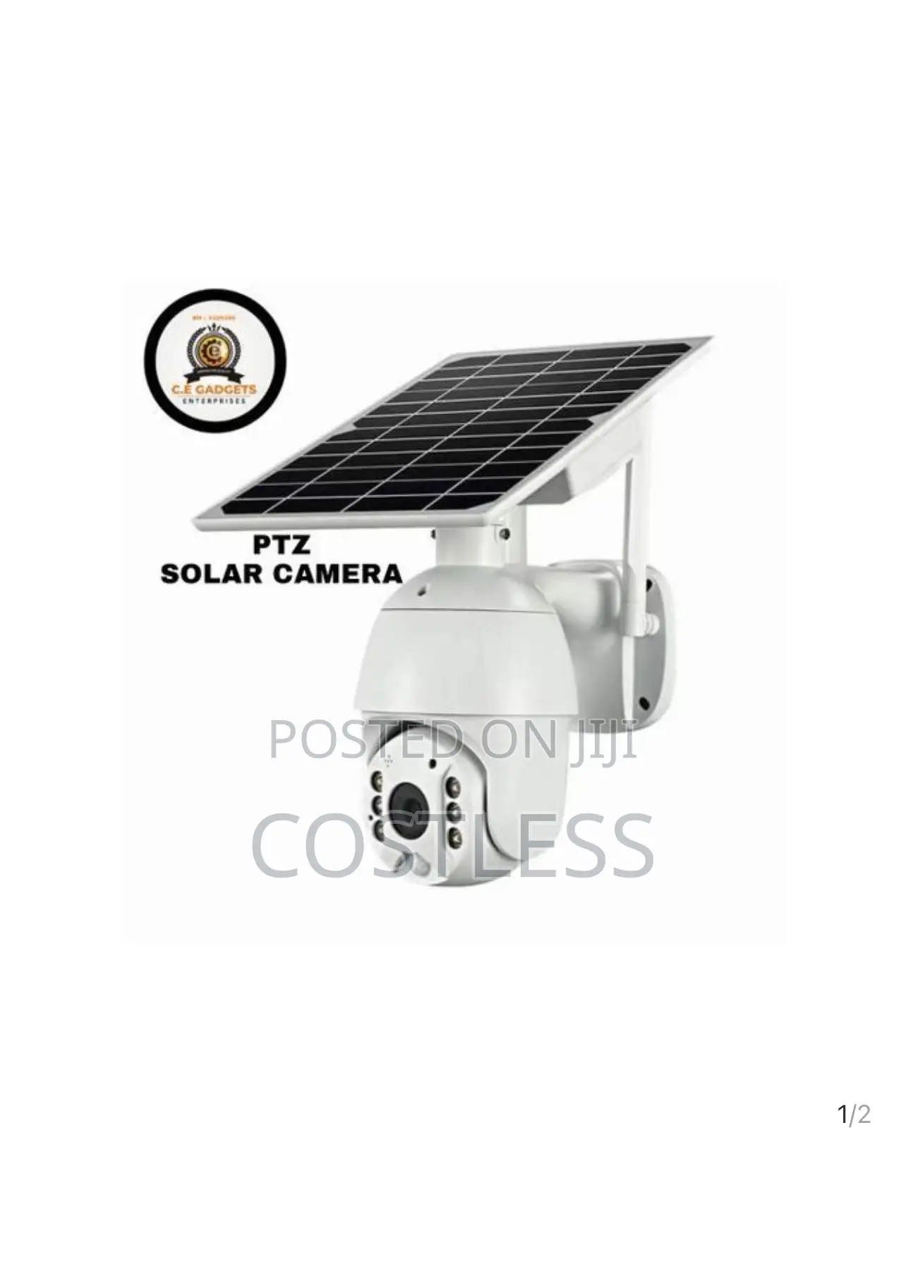 Solar Powered 4G Simcard PTZ CCTV