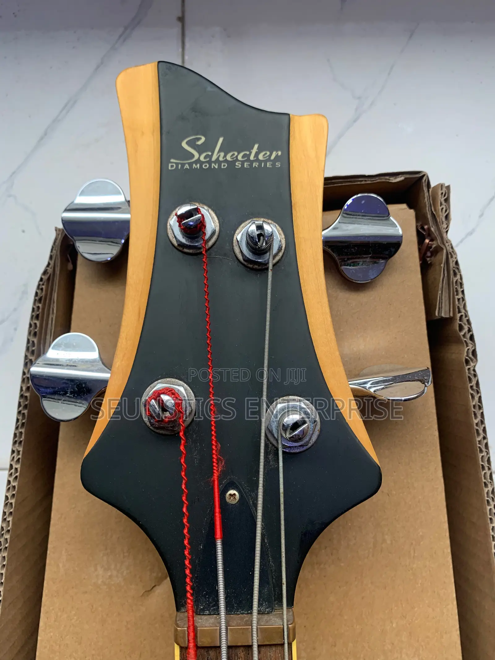 Quality Schecter Diamond Series Four String Bass Guitar
